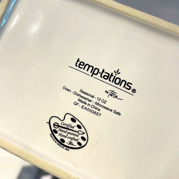 Temptations Kitchen Nwttemptations Set Of 2 Cardinal Ceramic